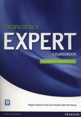 Proficiency Expert Coursebook + CD - Roderick Megan, Nuttal Carol, Kenny Nick