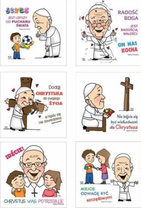Kartki. Z Franciszkiem 1-12 (120 szt.) - Opracowanie zbiorowe