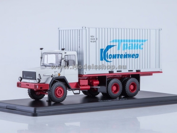 Magirus-Deutz 290D Container Truck (grey) (SSM1288)