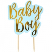Dekoracja na tort Godan Topper Baby Boy wysokość 22,5 cm (771594)