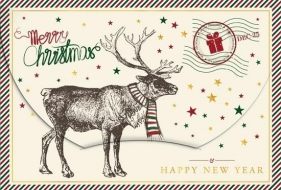 Karnet na kasę - Boże Narodzenie - Renifer