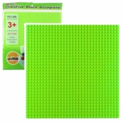Płyta do budowania z klocków j.zielona 25,5x25,5cm