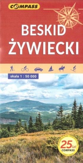 Mapa turystyczna - Beskid Żywiecki 1:50 000 w.2021 - Opracowanie zbiorowe