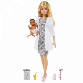 Barbie Kariera: Lalka Deluxe - Pediatra (GYJ98/GYK01)