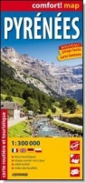 Pyrenees Mapa turystyczna 1:300 000