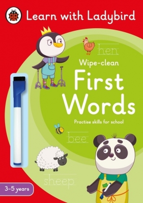 First Words: A Learn with Ladybird Wipe-Clean Activity Book 3-5 years