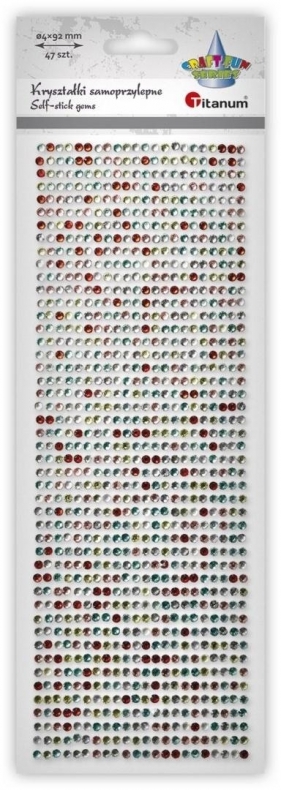 Kryształki samoprzylepne na pasku 92mm 47zt
