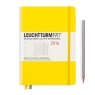 Kalendarz Leuchtturm1917 tygodniowy 2016 z notatnikiem Medium cytrynowy