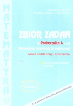 Matematyka i przykłady zast. 4 LO zbiór zadań ZPiR - Opracowanie zbiorowe