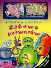 Zabawa potworów świecąca w ciemności