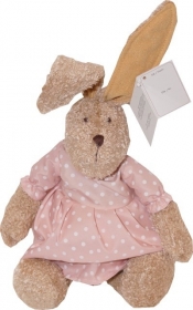 Zając Kołtunek 31 cm w sukience (4715b)