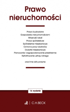 Prawo nieruchomości oraz ustawy towarzyszące