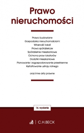 Prawo nieruchomości oraz ustawy towarzyszące