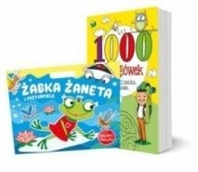 Pakiet: Żabka Żaneta i przyjaciele / 1000 łamigłówek - praca zbiorowa