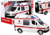 Auto Karetka Pogotowia Na Baterie Ambulans - LeanToys