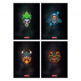 Herlitz, zeszyt A4, 60 kartek w linie - Game Avatars, 1 szt