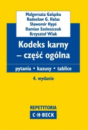 Kodeks karny - część ogólna - Małgorzata Gałązka