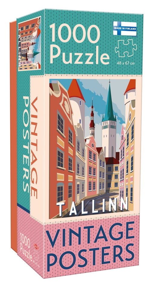 Puzzle Vintage Tallinn 1000 elementów
