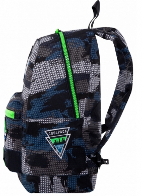 Coolpack - Cross - Plecak młodzieżowy - Grey (Badges B) (B26150)