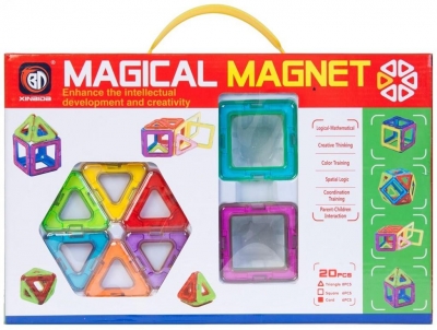 Klocki magnetyczne 20el