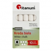 Kreda biała Titanum, 10 szt. (75120)