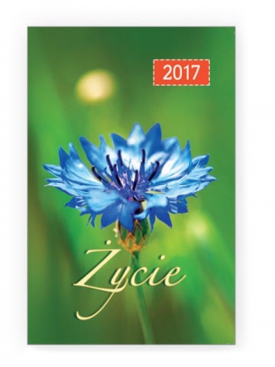 Kalendarz 2017 kieszonkowy - Życie 4 kwiatek