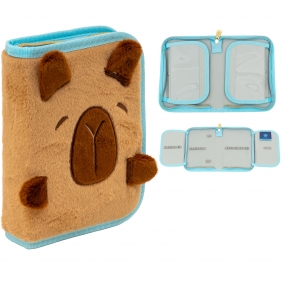 Astrabag, Piórnik pojedynczy dwuklapkowy bez wyposażenia - Fluffy Capy, AC1