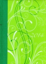 Kalendarz 2014 Glamour zielony