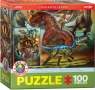 Puzzle 100 Smartkids Carnivorous Dinosaurs 6100-0359 6+