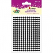 Dekoracja ćwieki plastikowe czarne (363566)