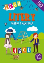Zgaduj i naklejaj. Litery - Agnieszka Biela