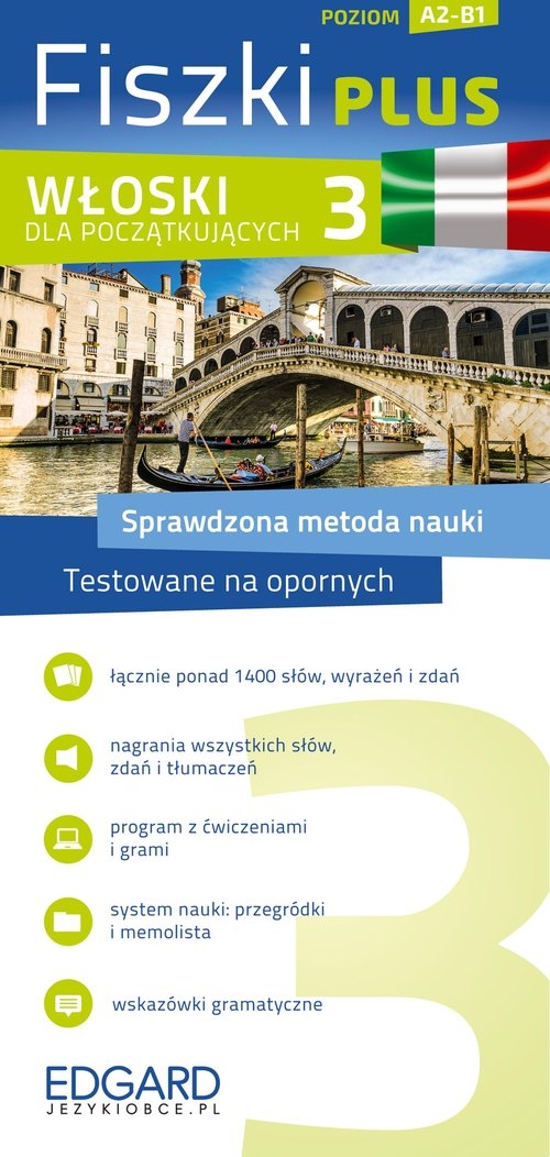 Włoski Fiszki PLUS dla początkujących 3