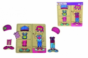 Puzzle drewniane - przebieranki (100003659)