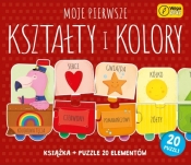 Moje pierwsze kształty i kolory. Puzzle 20 el. + książka