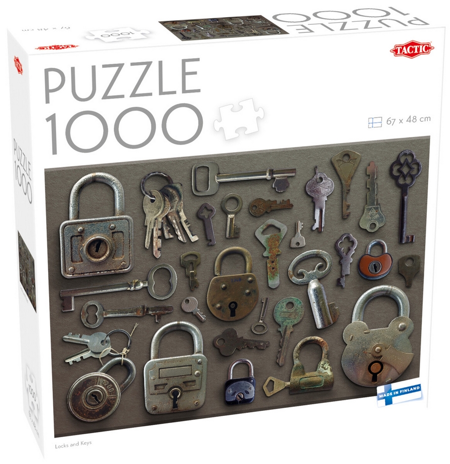 <img src='https://webimage.pl/pics/597/0/d6416739610597.png' style='height:440px' /> Tactic, Puzzle 1000: Zamki i klucze