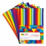 Arkusze piankowe Happy Color A4/5 arkuszy - Paski Rainbow (HA 7136 2030-RB)