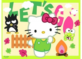 Ravensburger, Puzzle 4x100: Hello Kitty (12004159)