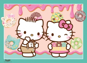 Ravensburger, Puzzle 4x100: Hello Kitty (12004159)