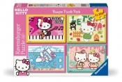 Puzzle dla dzieci 2D: Hello Kitty zestaw 4x100 el