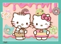 Ravensburger, Puzzle 4x100: Hello Kitty (12004159)