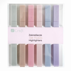 Zakreślacze silk pastels 6szt