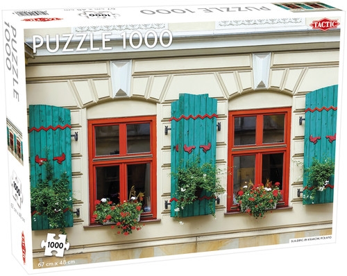 Puzzle Building in Krakow Poland 1000