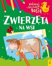 Koloruj z kaczuszką Basią Zwierzęta na wsi