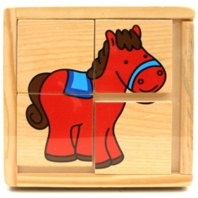 BRIMAREX Drewniane Klocki Konik (1564597)