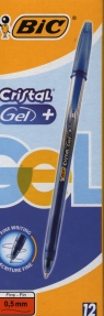 Długopis Cristal Gel FINE + niebieski PD12