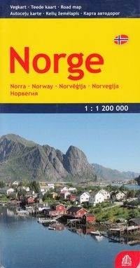 Norwegia mapa 1:1 200 000 