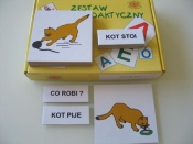 Zestaw dydaktyczny. Co robi kot? - Opracowanie zbiorowe