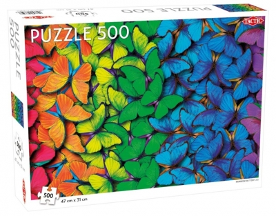 Puzzle 500: Rainbow Butterflies