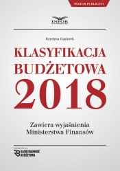 Klasyfikacja Budżetowa 2018 - Krystyna Gąsiorek