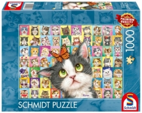 Puzzle 1000 Kocia mimika